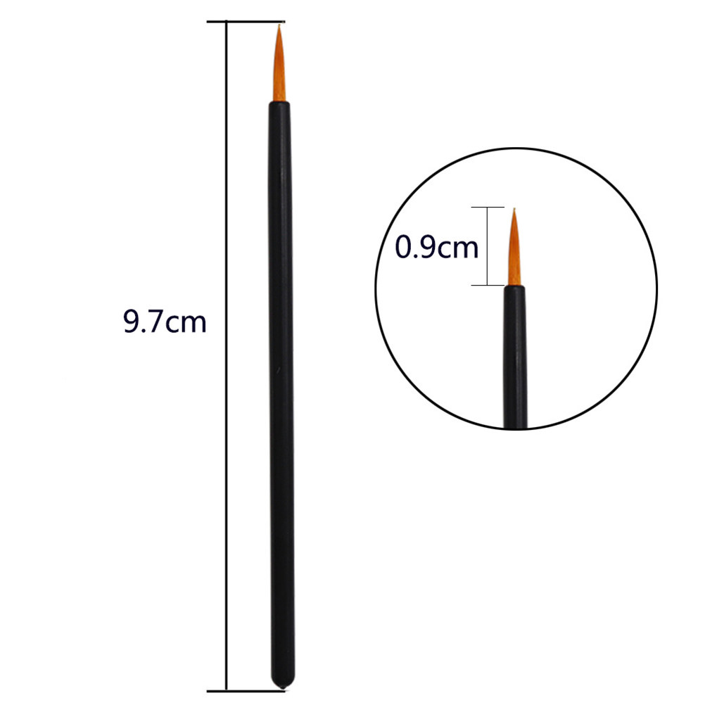 Makeup Brush Set - 100 قطعة من فرش الأيلاينر القابلة