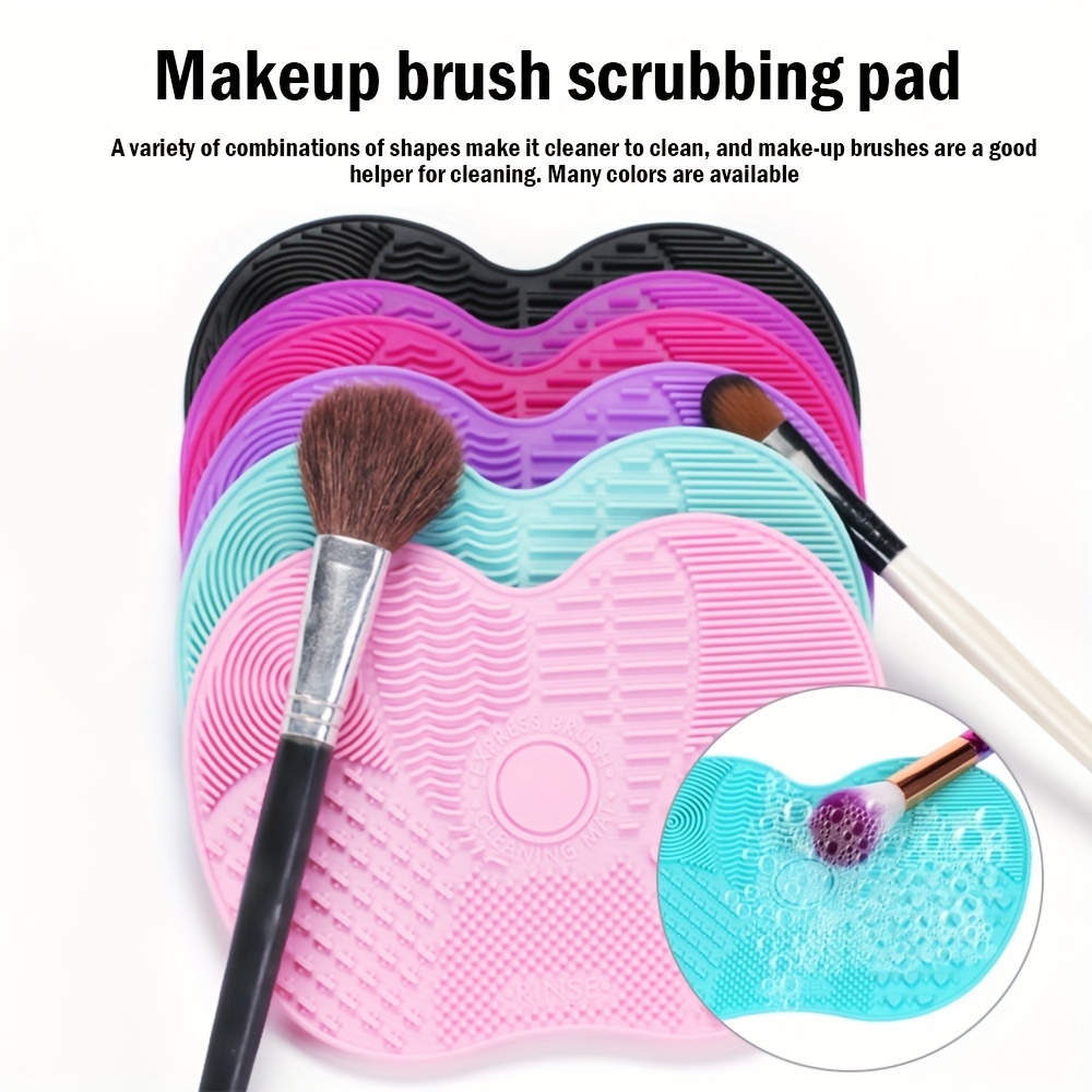 Makeup Brush Set - وسادة تنظيف فرشاة مكياج من السيليكون