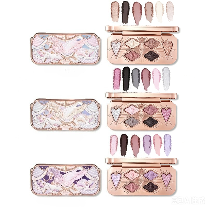 Beauty Makeup Palette - باليت ظلال العيون فلاور نوز نايت