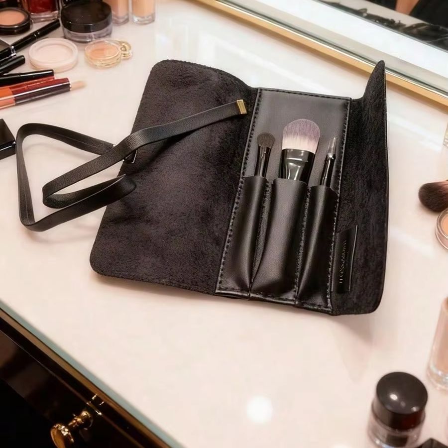 Ysl Beauty Makeup - مجموعة فرش مكياج محمولة من YSL،