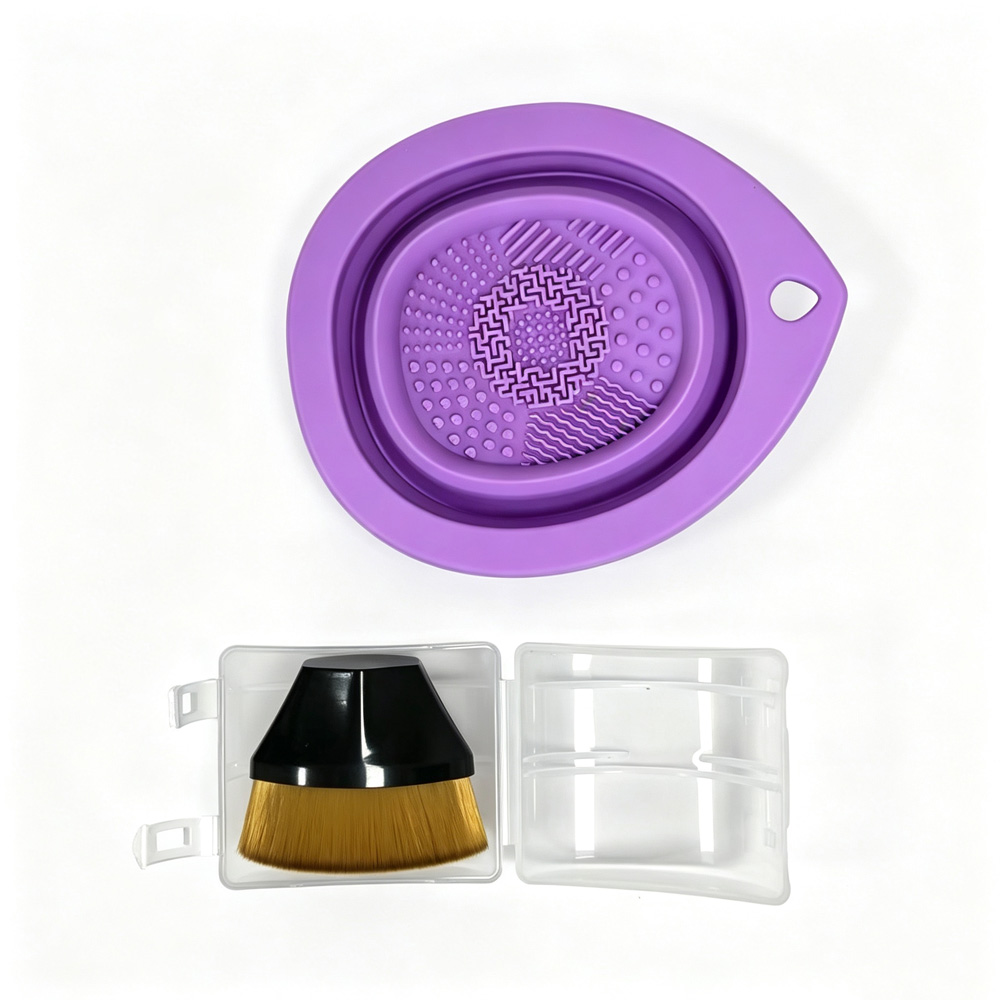مجموعة أدوات تنظيف فرشاة كريم  - مراجعة Makeup Brush Set وسعره