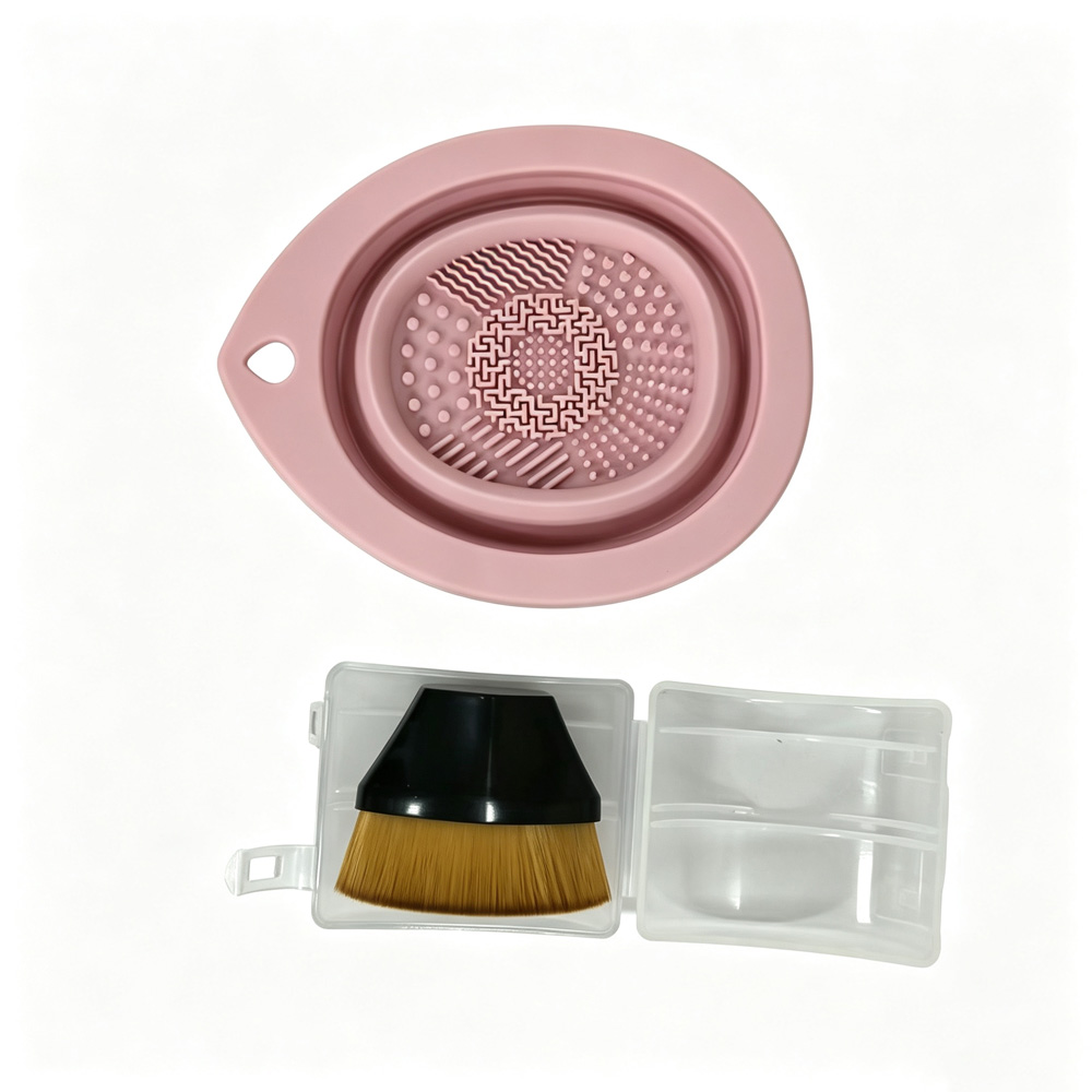 مجموعة أدوات تنظيف فرشاة كريم  - مراجعة Makeup Brush Set وسعره