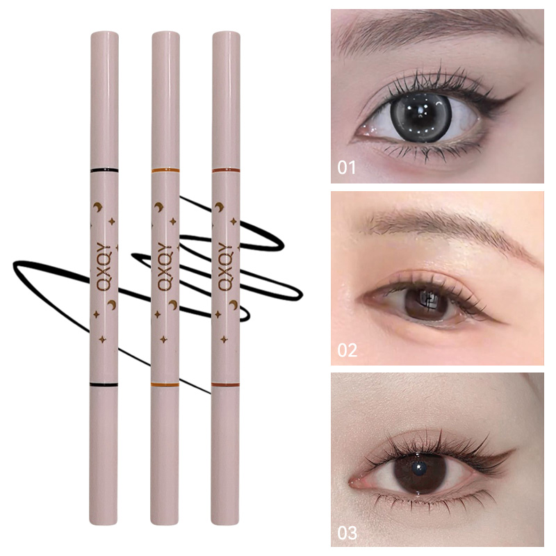 كحل QXQY مزدوج الرأس، قلم حواج - مراجعة Makeup Brush Set وسعره
