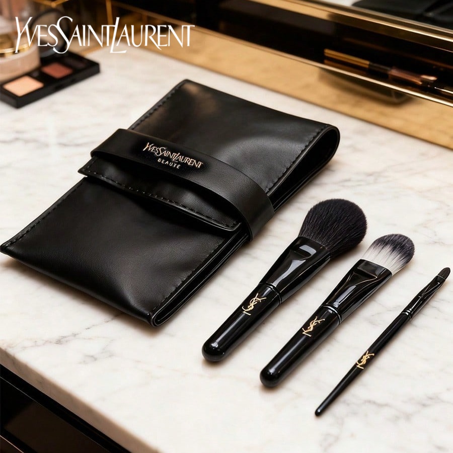 طقم فرش مكياج YSL الأساسي المت - مراجعة Ysl Beauty Makeup وسعره