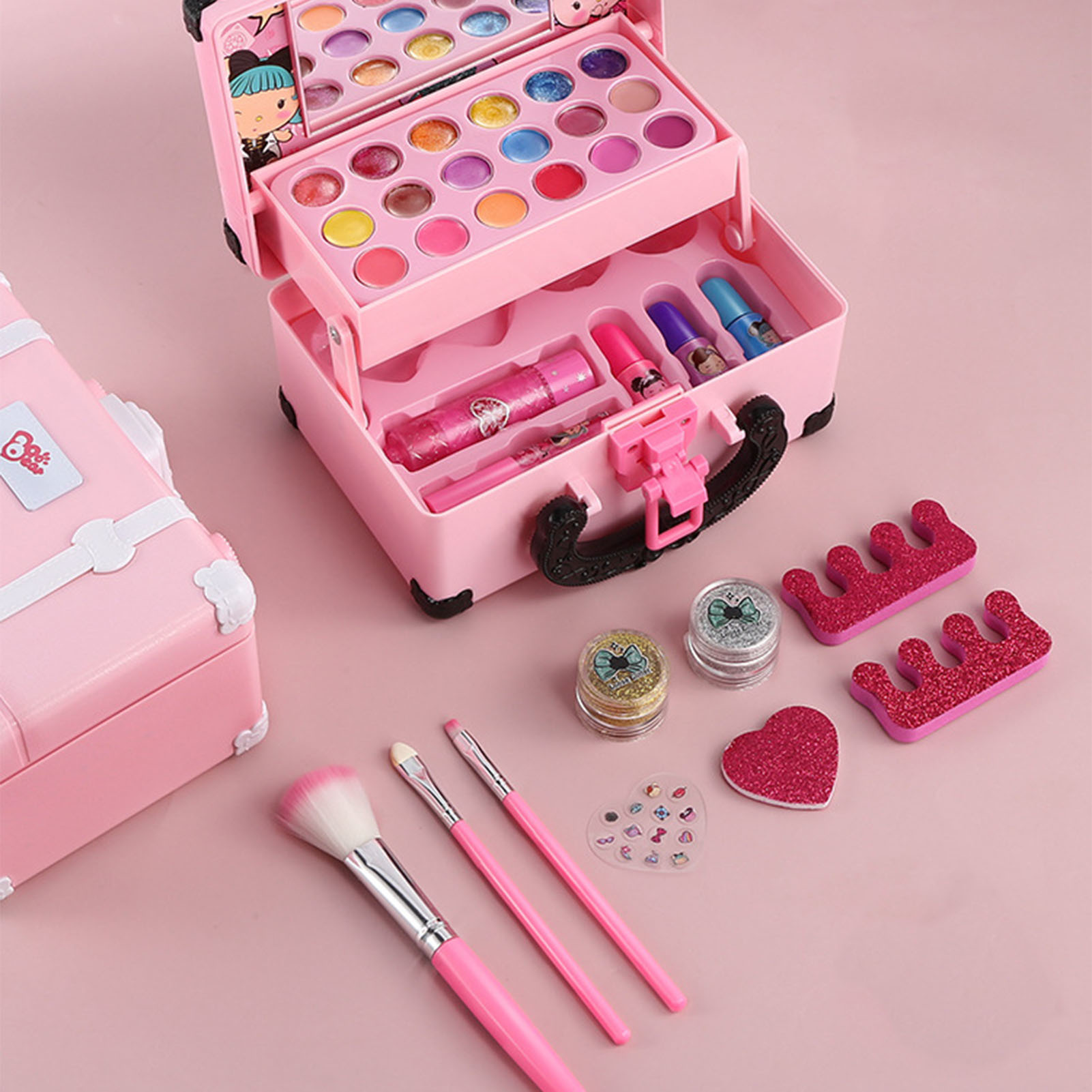 مجموعة مكياج للأطفال، مكياج أح - مراجعة Beauty Makeup Lipstick وسعره