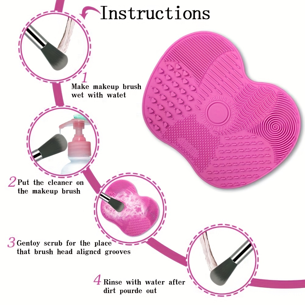 وسادة تنظيف فرشاة مكياج من الس - مراجعة Makeup Brush Set وسعره