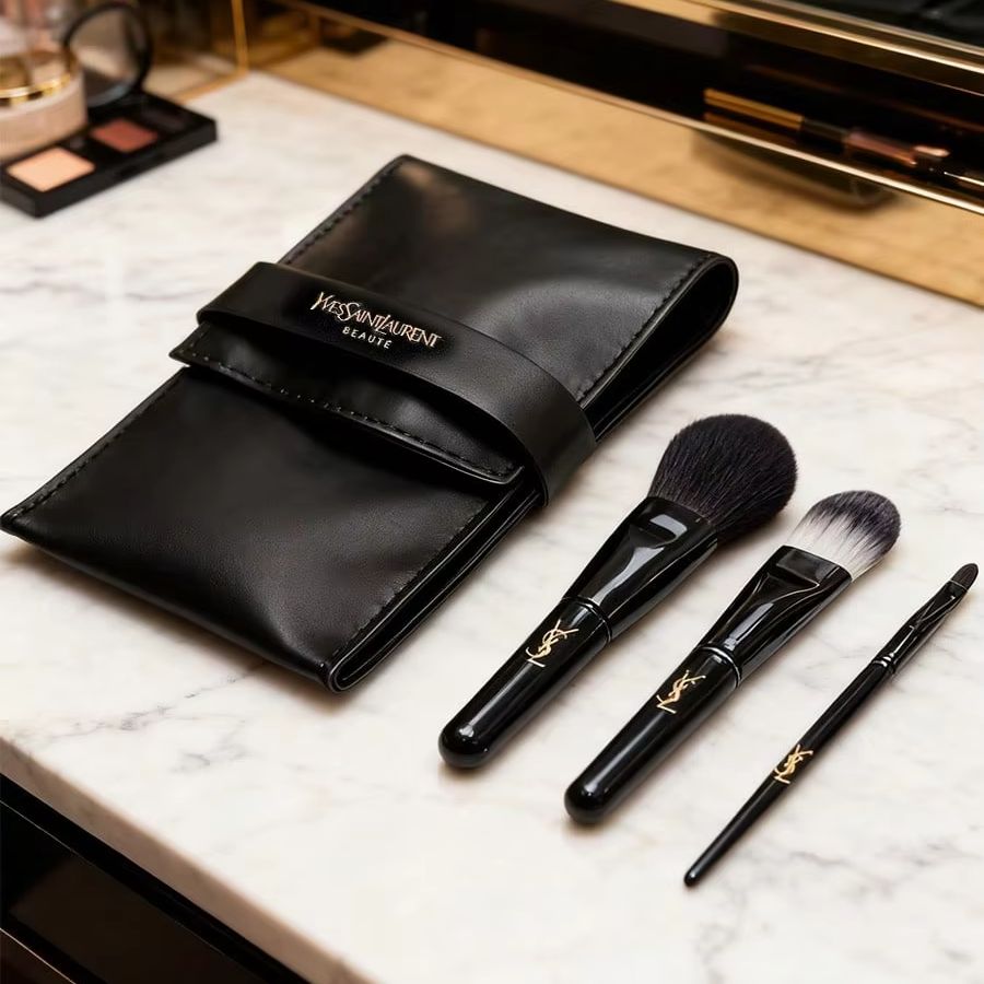 مجموعة فرش مكياج محمولة من YSL - مراجعة Ysl Beauty Makeup وسعره