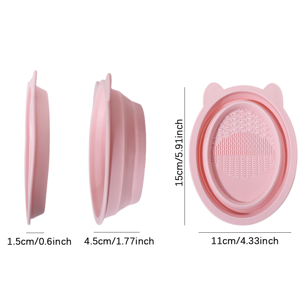 وعاء تنظيف فرش المكياج من السي - مراجعة Makeup Brush Set وسعره