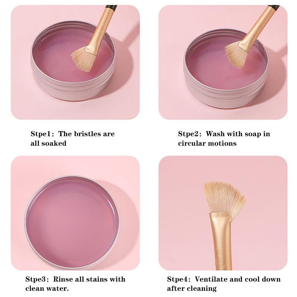 منظف فرش المكياج: تنظيف لطيف و - مراجعة Makeup Brush Set وسعره